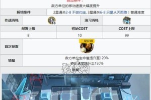 《明日方舟》1-8主线通关攻略（掌握这些技巧，让你游刃有余）