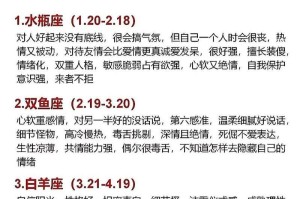 《星座养成游戏攻略大揭秘》（探索星座秘密，打造完美角色）